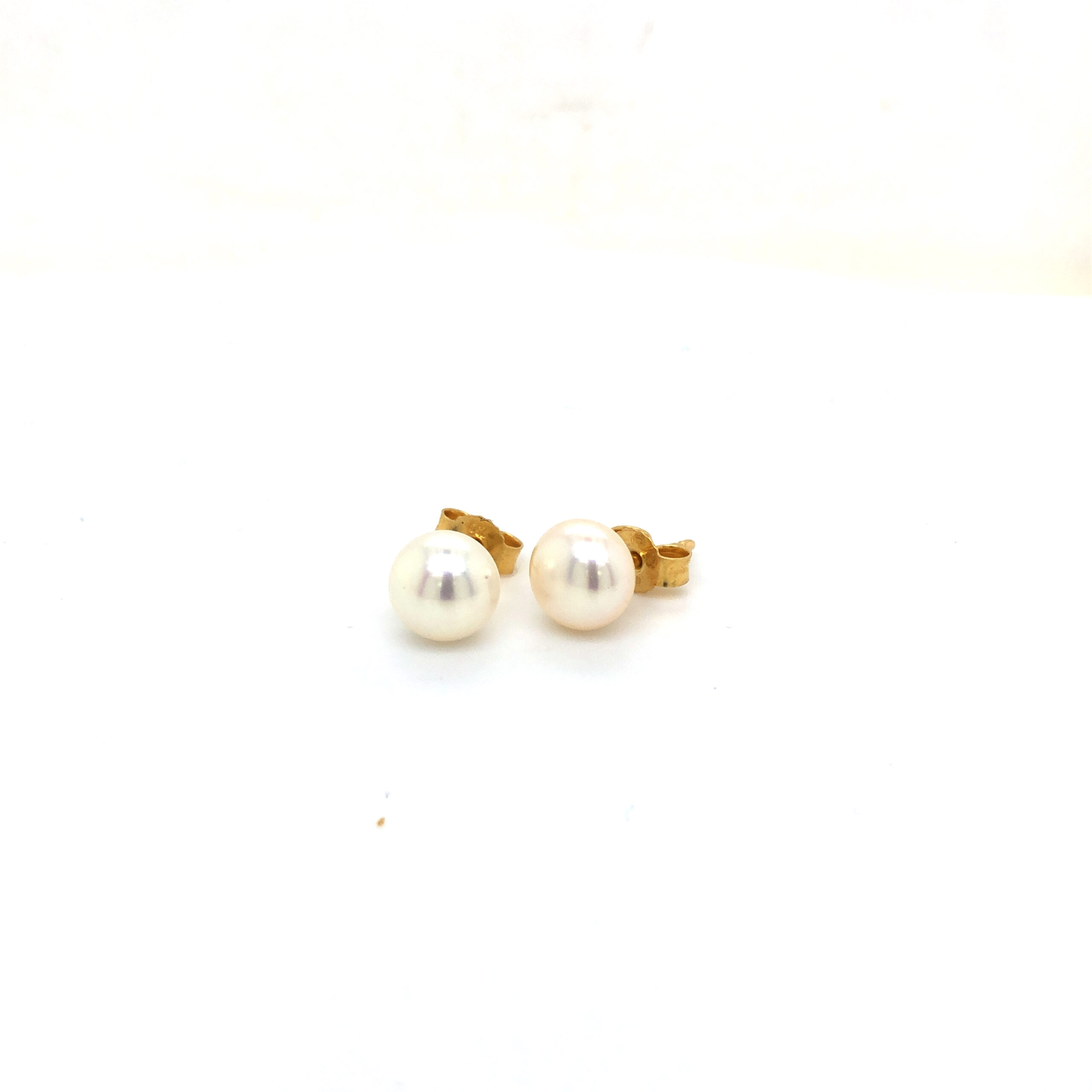 Perlohrstecker Gold 750 8,0mm Akoya