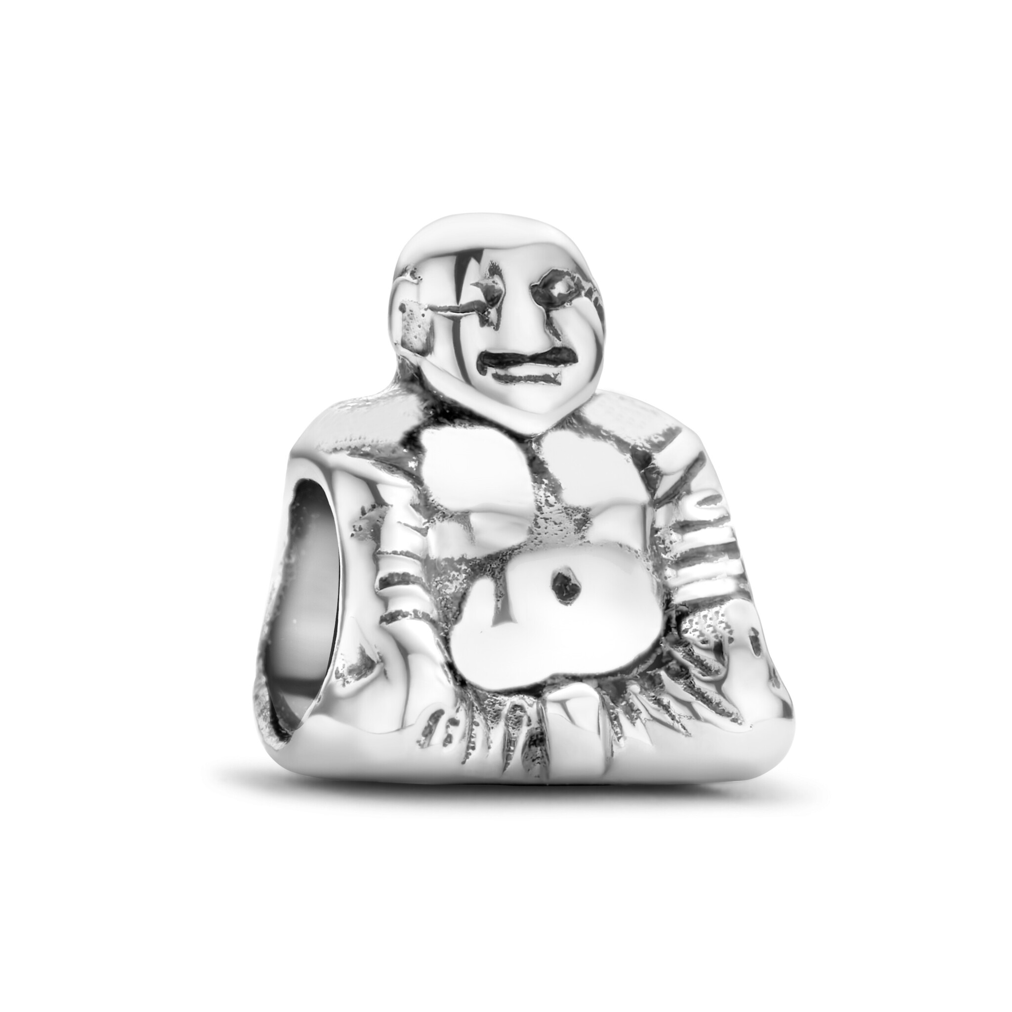Zilveren Bedel past op alle armbanden zoals Pandora Troll Beads enz.
