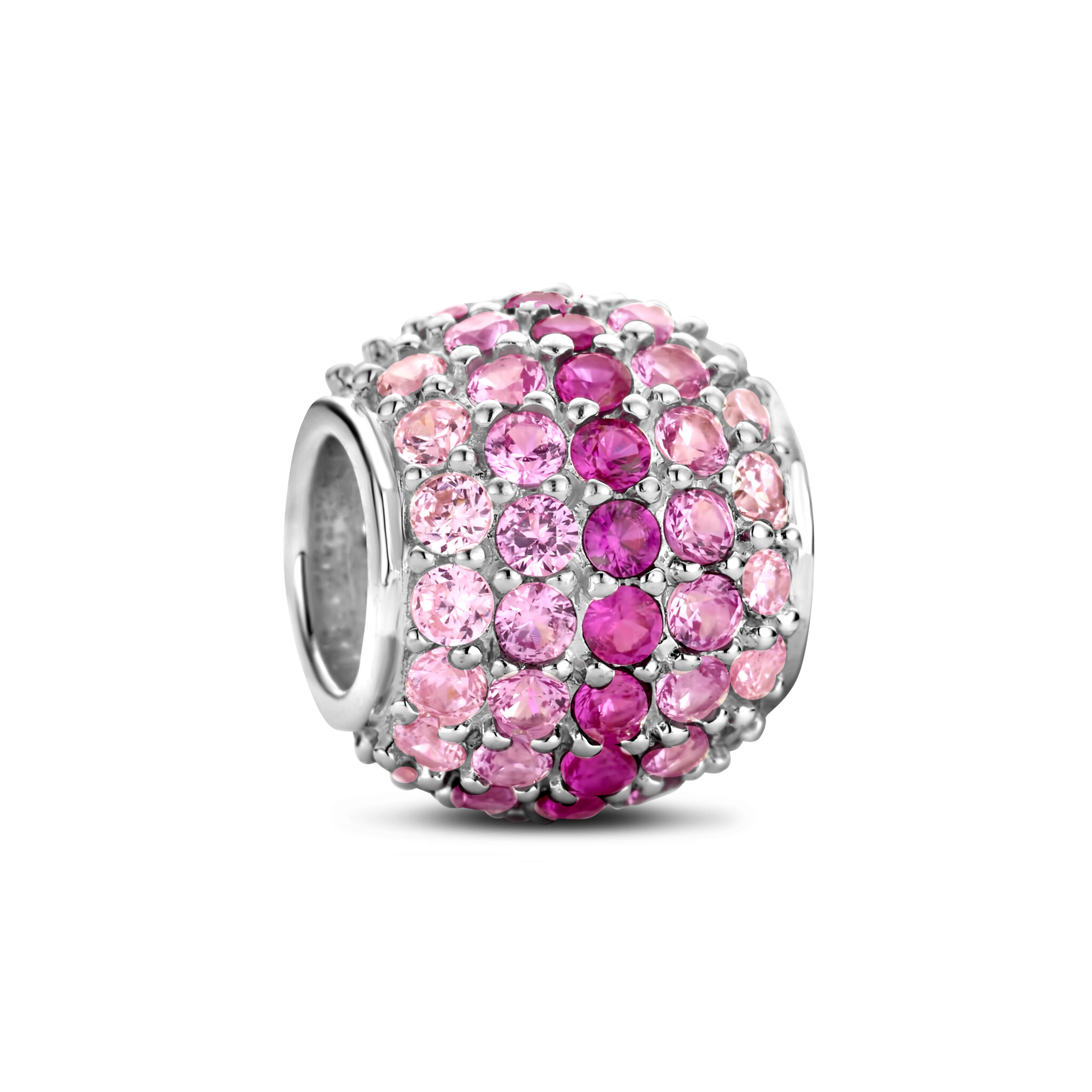 Zilveren Bedel past op alle armbanden zoals Pandora Troll Beads enz.