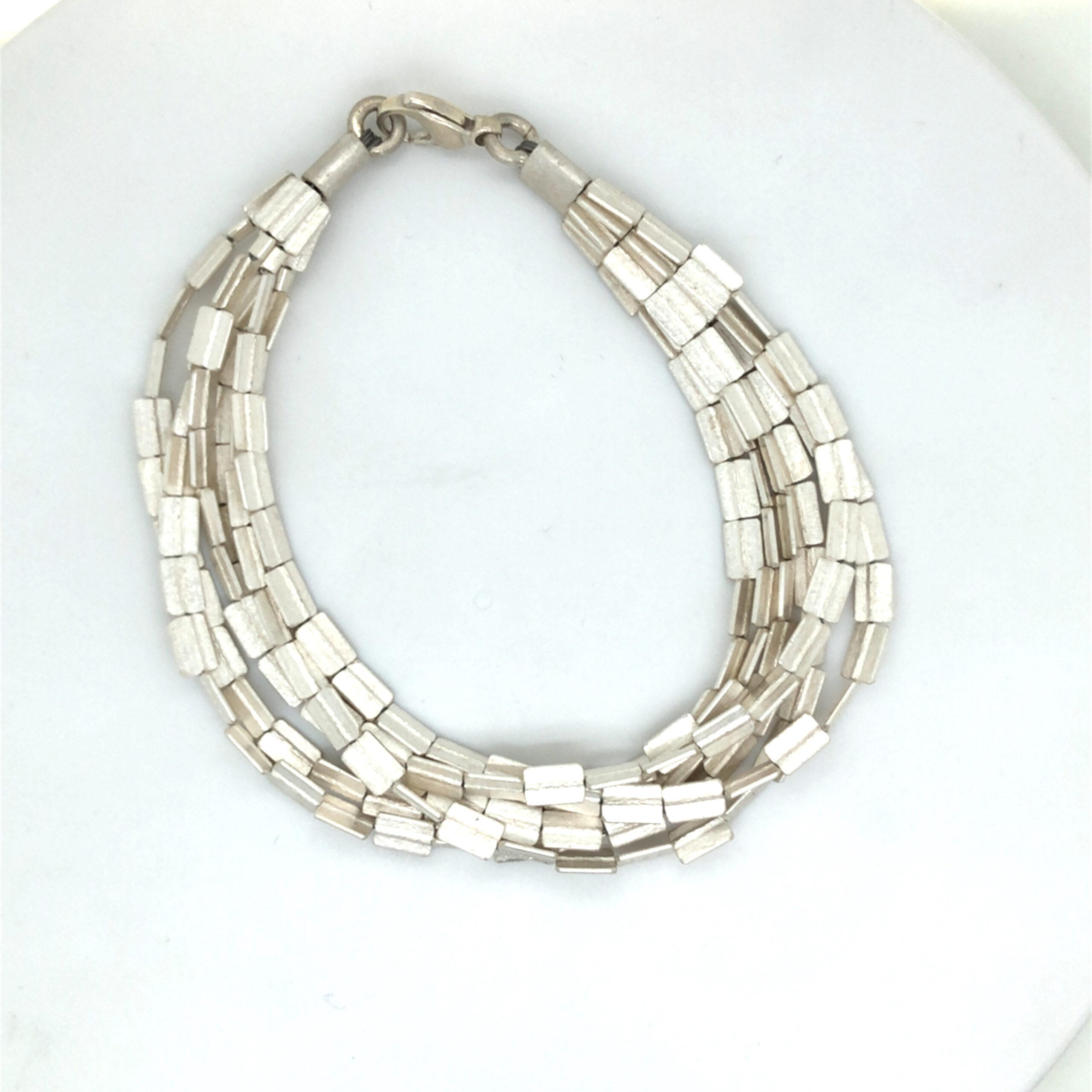 Armband Silber 925 geprägt, 6 Reihen
Länge ca. 20 cm