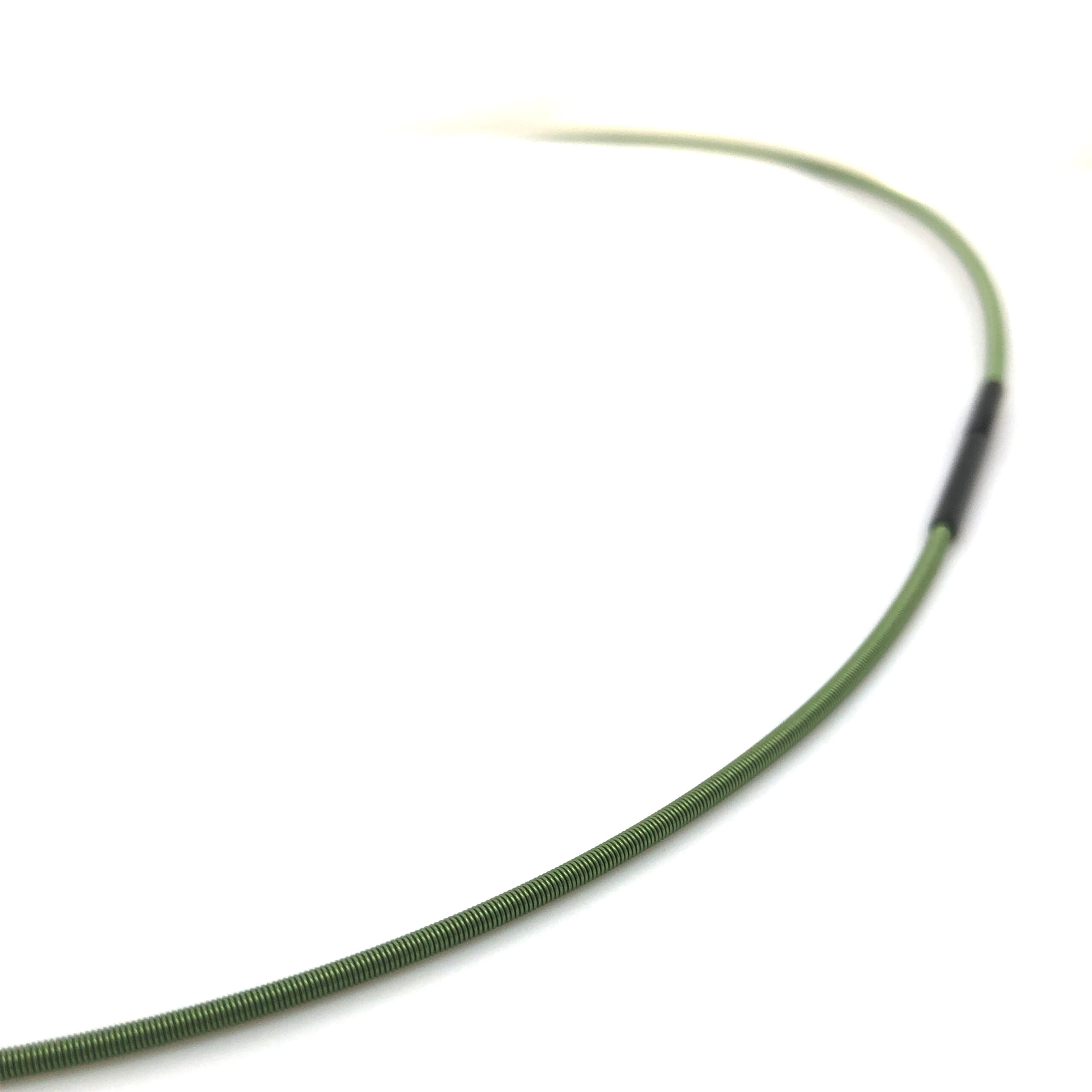Spiralc. Stahl, D 1,4mm, 1 rhg., Doppelclip, Lä. 45cm