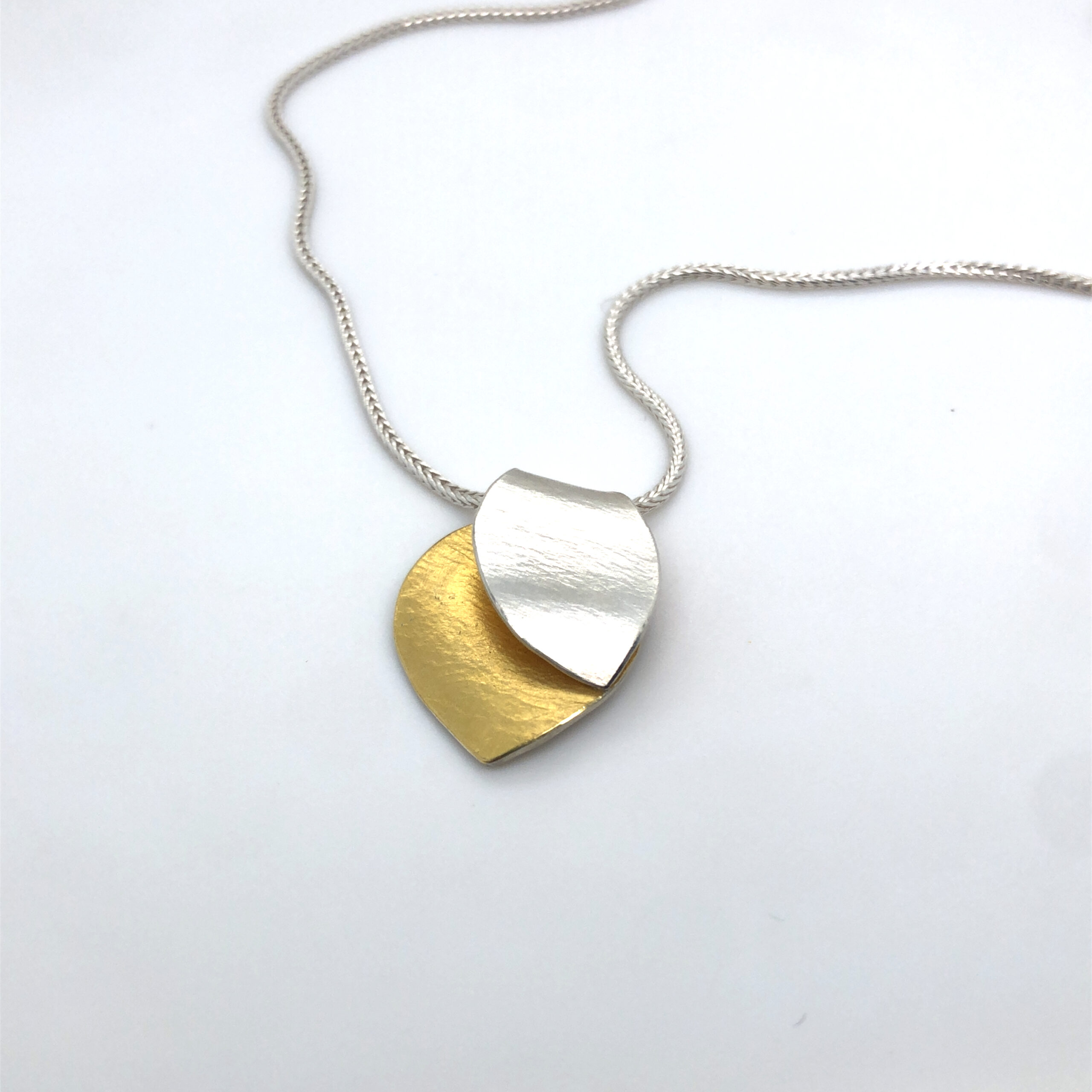 Halskette in Silber 925/ Gold 900