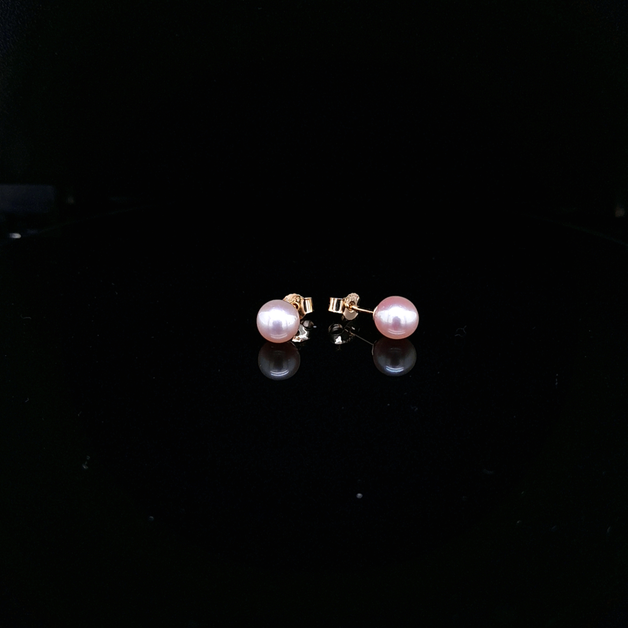 Ohrstecker Gold 585 Süsswasserperle