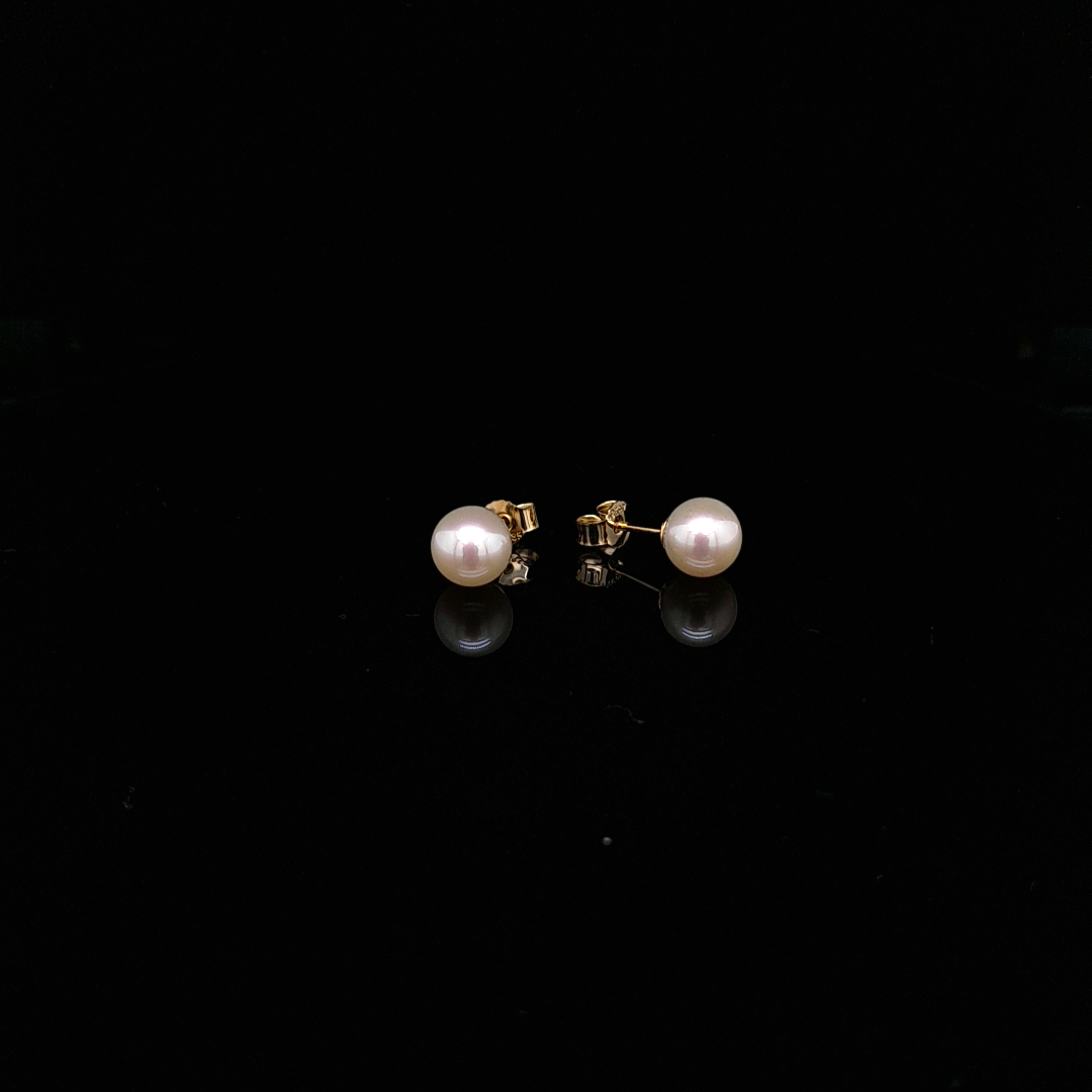 Ohrstecker Gold 585 Süsswasserperle