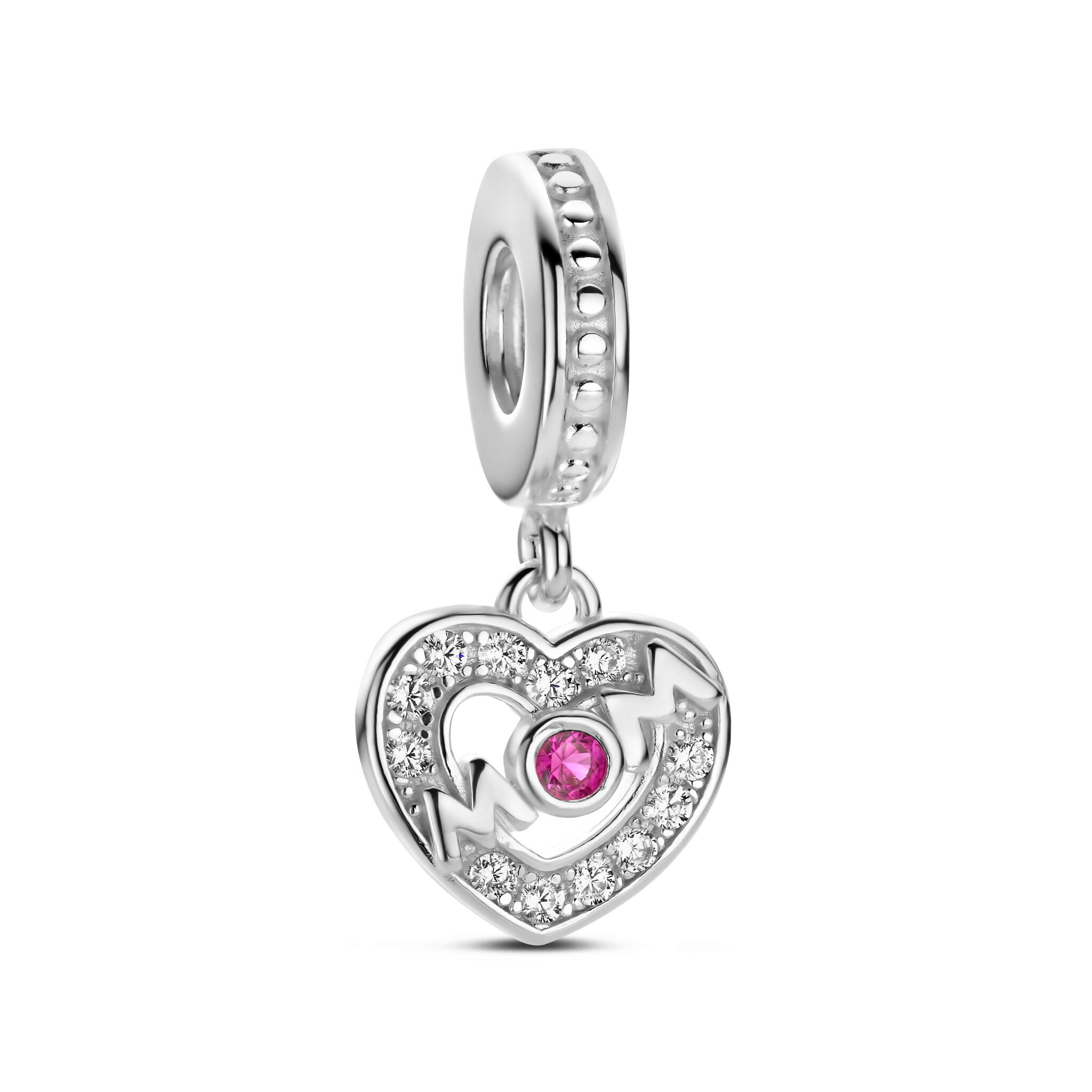 Zilveren Bedel past op alle armbanden zoals Pandora Troll Beads enz.