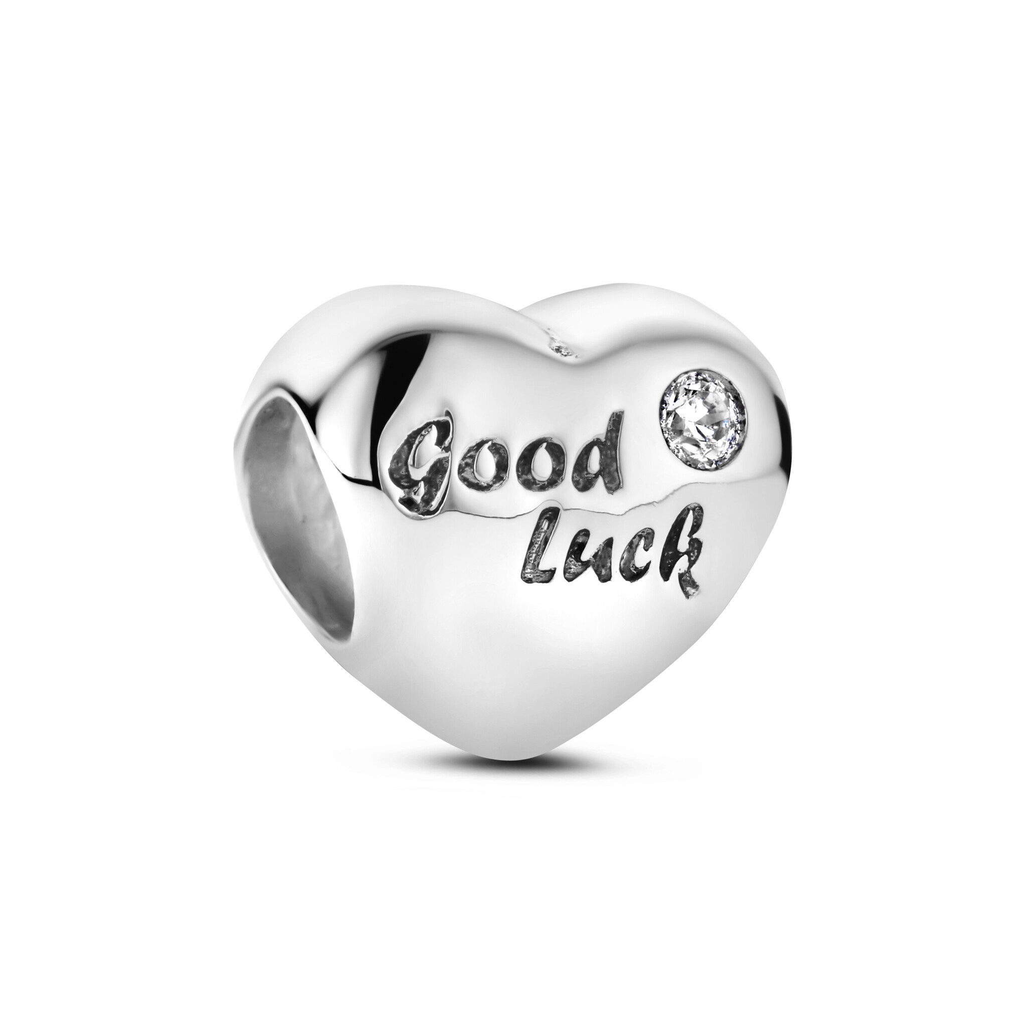 Zilveren Bedel past op alle armbanden zoals Pandora Troll Beads enz.