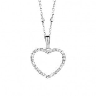 18KT Hanger in wit goud met Diamant 0.30CT
Exclusief ketting