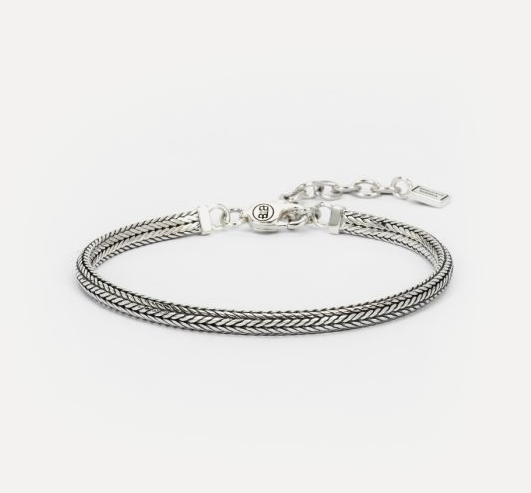 Stacking armband Ellen, maat E+ - G