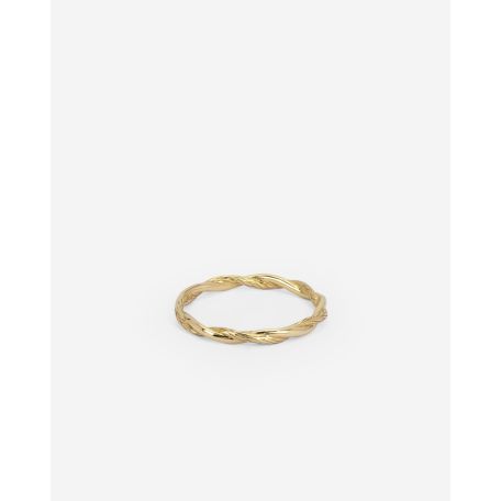 G406 Stacking Ring Katja Twist Gold 14 Kt