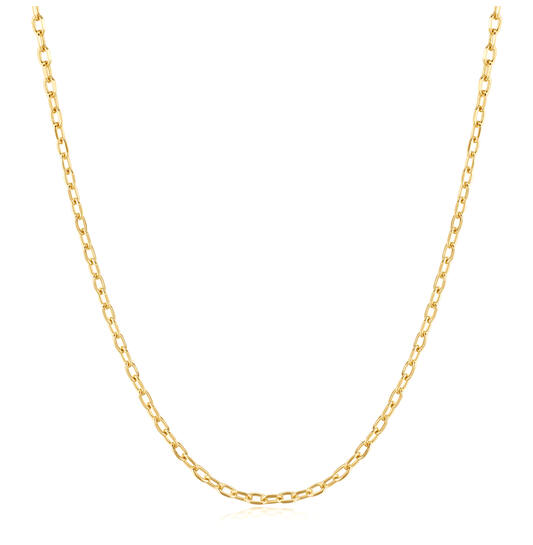 Pop Charms Goldplated Link Chain Necklace 47,5cm