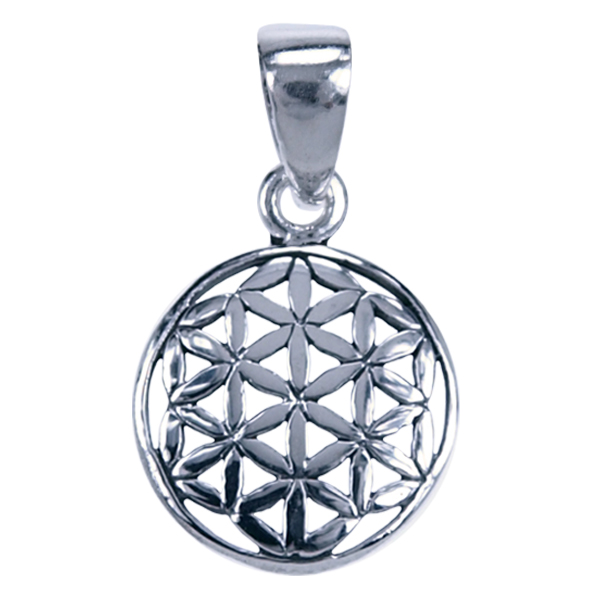 Deze prachtige zilveren hanger heeft een diameter van 11mm en is versierd met het Flower of Life symbool. Het is handgemaakt en perfect voor dagelijks gebruik of voor speciale gelegenheden. Draag het aan een zilveren ketting voor een subtiele en elegante look. De hanger is een symbool van eenheid en perfectie en is een geweldige aanvulling op elke sieradencollectie.
