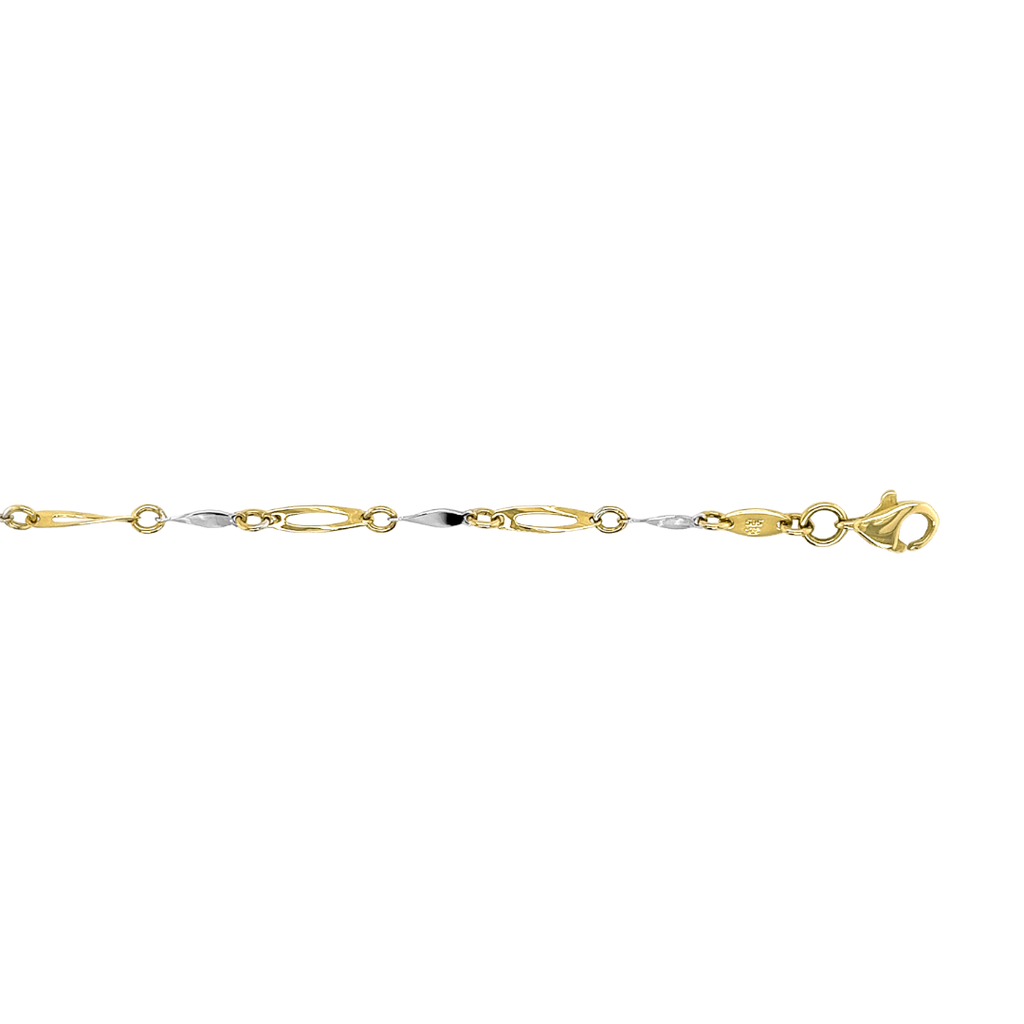 Bicolor gouden armband Fantasie