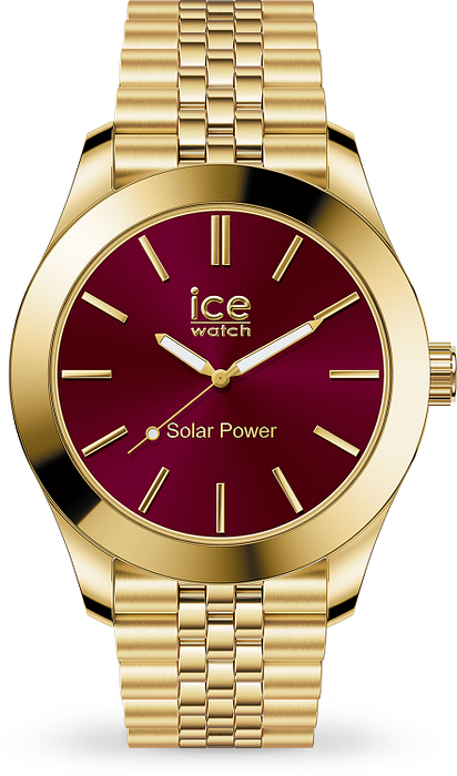 ice watch solar gold burgundy small dames