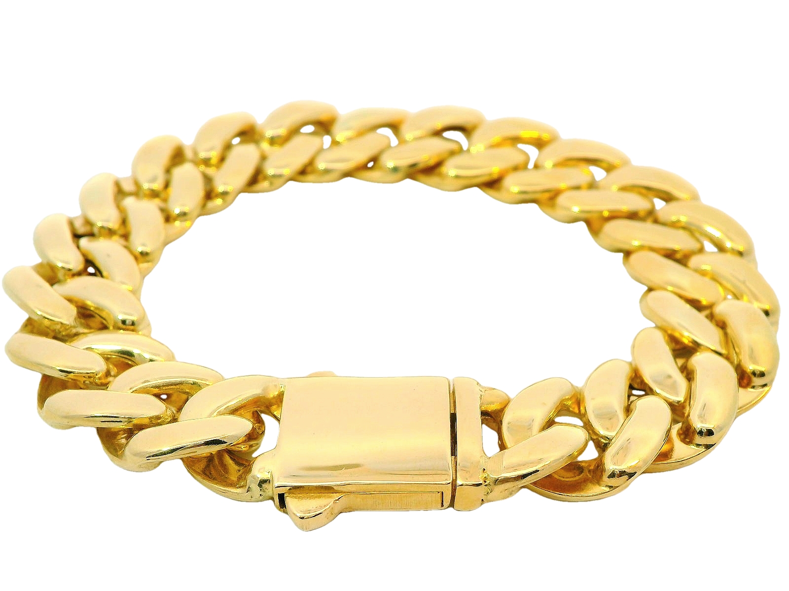 Deze armband van Louis Bros is vervaardigd uit 14 karaat geelgoud (21.53 gr.). 
Deze luxe herenarmband is uitgevoerd in een robuuste gourmet schakel, wat zorgt voor een stoere en krachtige uitstraling. De grove schakels hebben een strak, verfijnd design dat zowel elegantie als mannelijkheid uitstraalt. Perfect voor de man die op zoek is naar een sieraad met een luxe afwerking en een gedurfde uitstraling. Deze armband is een tijdloos statement piece dat elke outfit een extra vleugje klasse en karakter geeft.