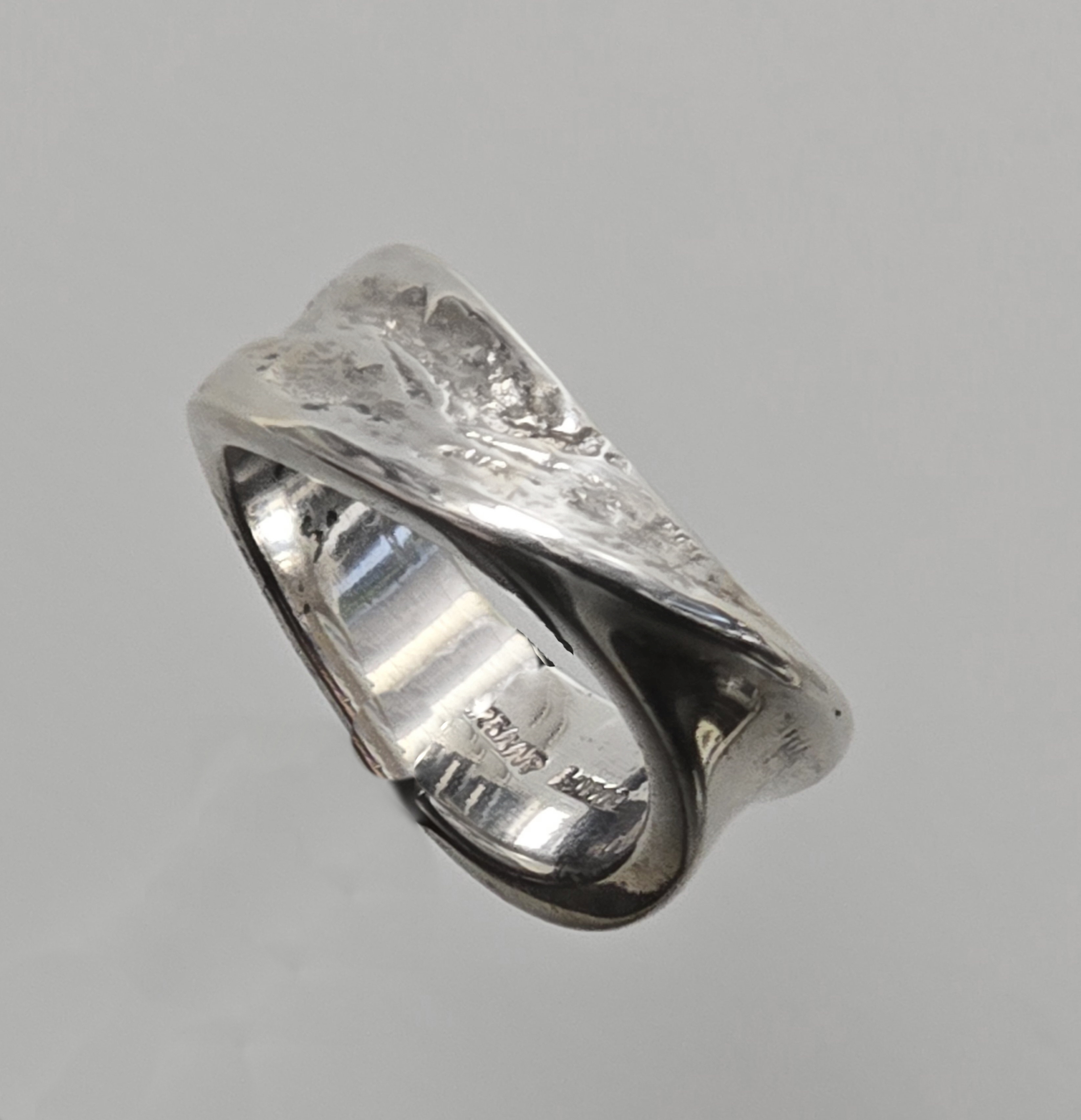 Zilveren ring fantasie