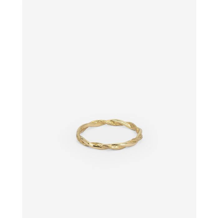 Buddha to Buddha Stacking Ring Katja Twist Gold 14krt