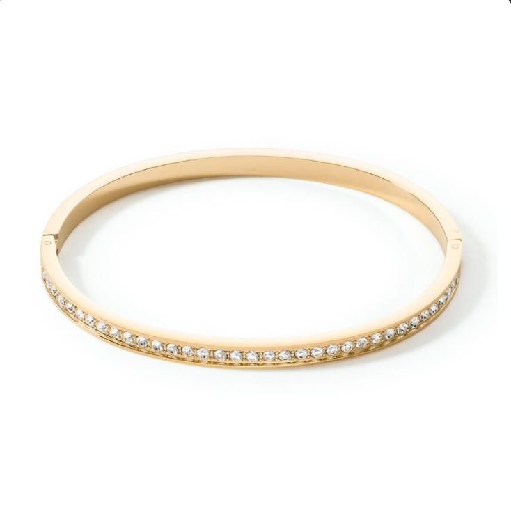 Coeur de Lion bangle armband met pastel gekleurde crystal.