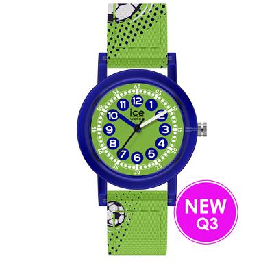 kinder uurwerk met nylon band groen analoog ice watch