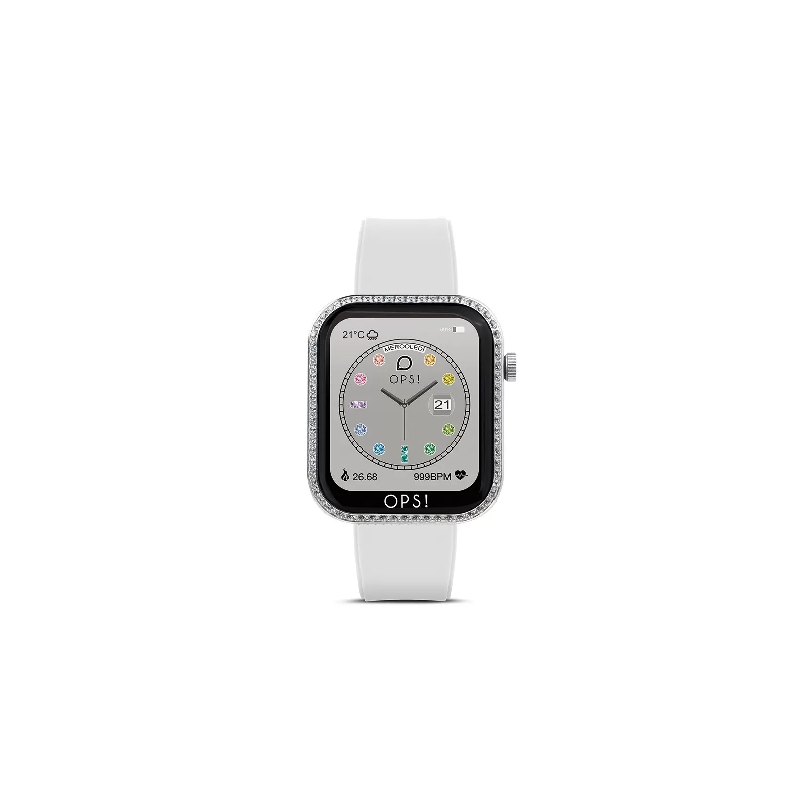 Horloge van het merk Ops Object, CALL Smartwatch-model