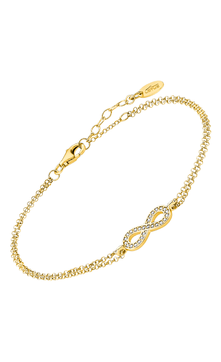 Lotus zilver plaqué armband infinity teken