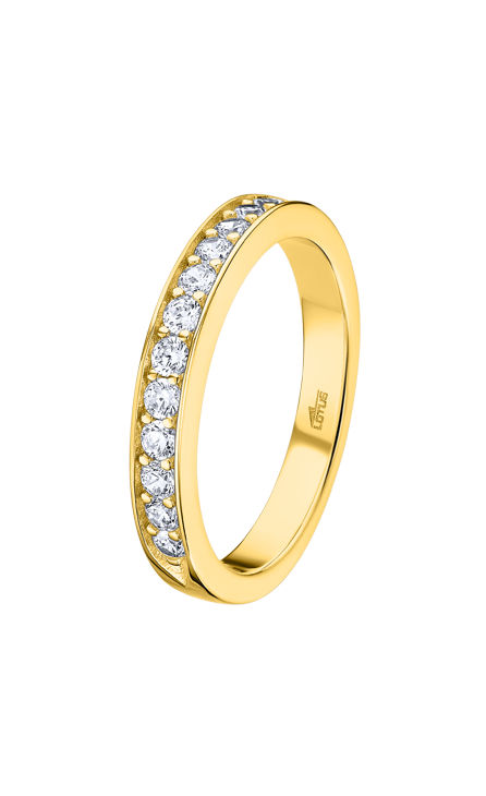 Lotus zilver plaqué ring