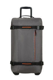 Urban Track is perfect voor de casual reiziger die houdt van georganiseerd inpakken en comfort. Voor het eerst worden alle reistassen voorzien van een TSA-slot om ervoor te zorgen dat al jouw bezittingen veilig blijven. De goed doordachte details aan de buitenkant, zoals de handgrepen aan de voorkant, de eigentijdse accentprint, het metalen logoplaatje met matte afwerking en de volume aanduiding aan de zijkant maken van deze collectie een must-have voor elke ontdekkingsreiziger. Laat het avontuur beginnen met Urban Track!

Model	Reistas met wielen
Materiaal	Made from rPet Polyester with 42 recycled PET bottles using Recyclex™ material technology
Kleur	Asphalt Black
Afmetingen	78.5 x 44 x 43 cm (inclusief handvatten, wielen, bodemdoppen, zijvakken en andere uitwendige onderdelen)

Inhoud:
Volume	116 L