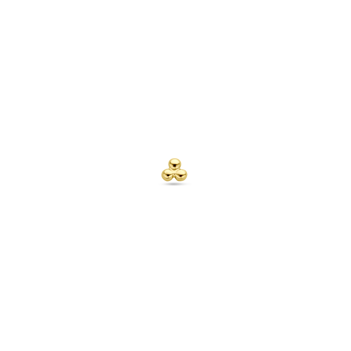14k Geelgouden flat back piercing met schroefdraad. Deze piercing heeft een diameter van 3mm, een buis lengte van 8mm en een buisdikte van 1.0mm.&nbsp;Let op, per stuk leverbaar.
