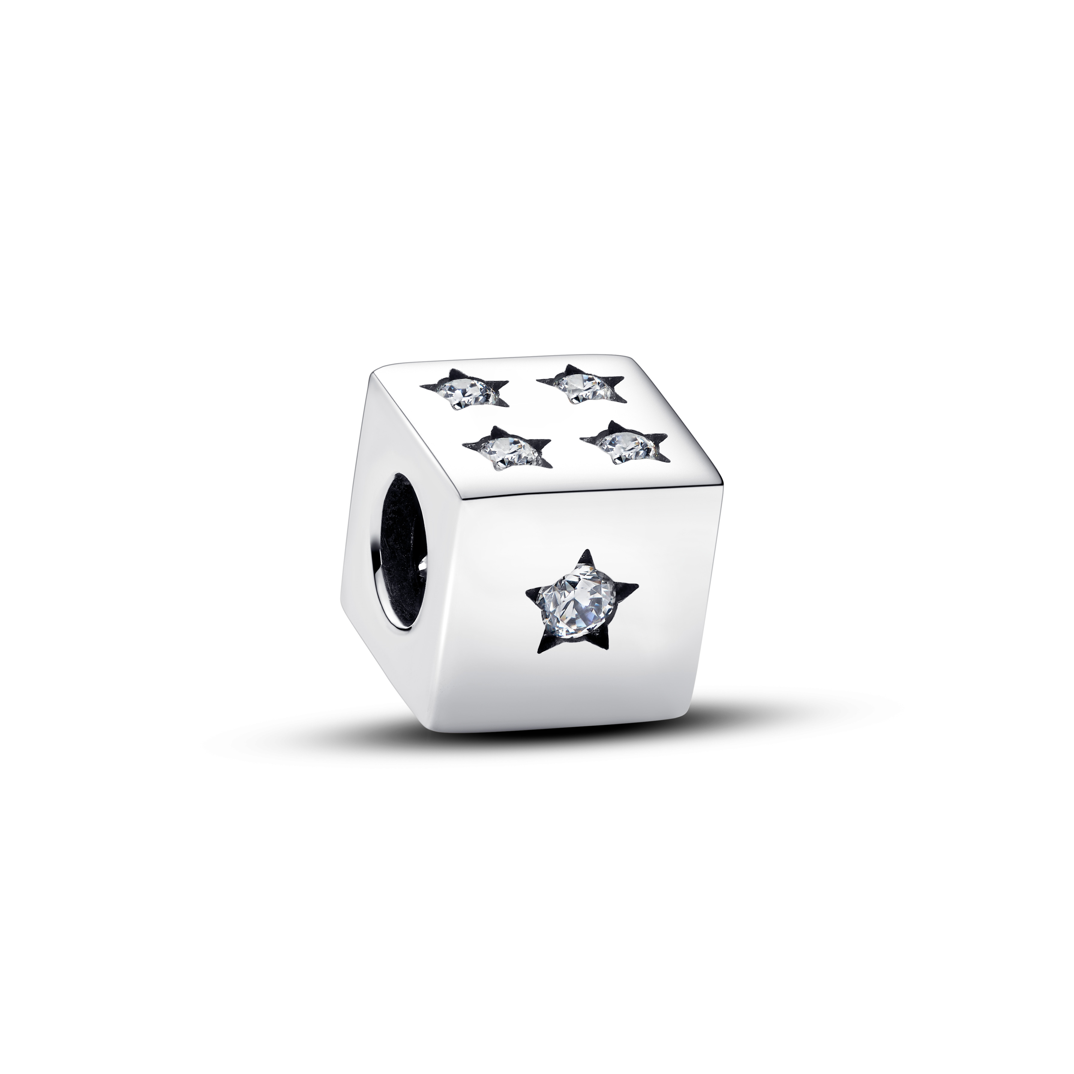 Pandora - Dobbelsteen bezet met zirconia's - 793581C01