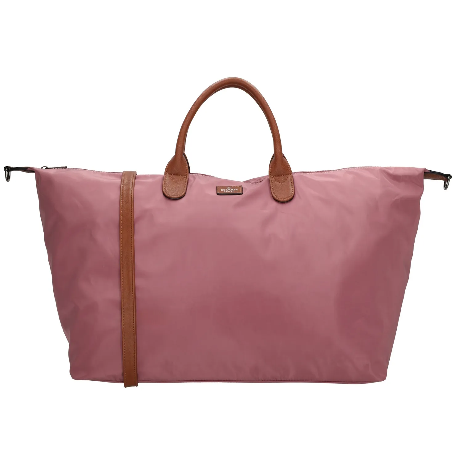 Maak je klaar voor je volgende avontuur met de Charm London Buckingham reistas! Deze ruime en stijlvolle reistas is perfect voor dames die graag alles bij de hand hebben tijdens een weekendje weg of een stedentrip. Het hoofdvak biedt genoeg ruimte voor al je essentials, terwijl het handige binnenvakje met rits ideaal is voor kleinere items zoals je telefoon of lipgloss. Aan de achterkant van de tas vind je nog een extra ritsvak voor spullen die je snel wilt pakken. Dankzij de afneembare en verstelbare schouderband kun je de tas dragen zoals jij dat prettig vindt. Beschikbaar in verschillende kleuren. 