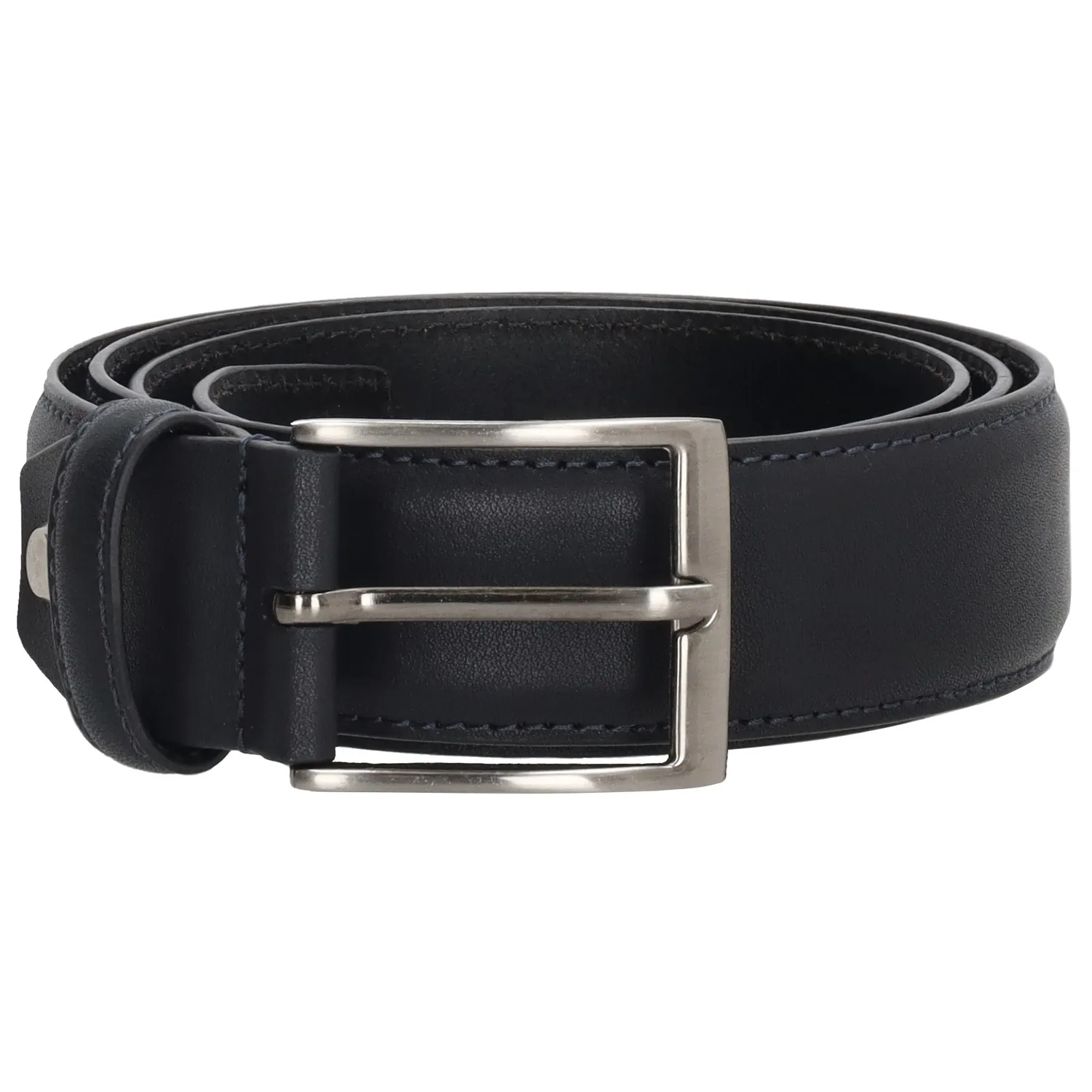 De Hide & Stitches Frisco Riem - 002 Blauw is gemaakt van hoogwaardig leer en heeft een uniek ontwerp met contrasterende stiksels. De riem is verstelbaar en past bij elke outfit. Draag hem om je taille voor een trendy touch of om je heupen voor een stoere look. Maak je outfit compleet met deze veelzijdige riem!