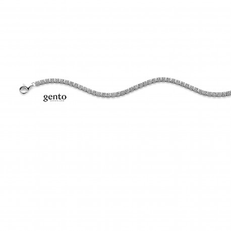 Armband zilver gento jewels zirc