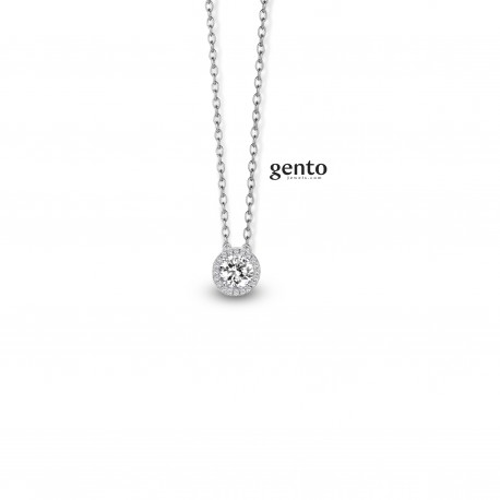 Ketting met hanger zilver gento jewels