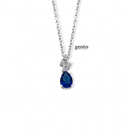 zilveren ketting met hanger 