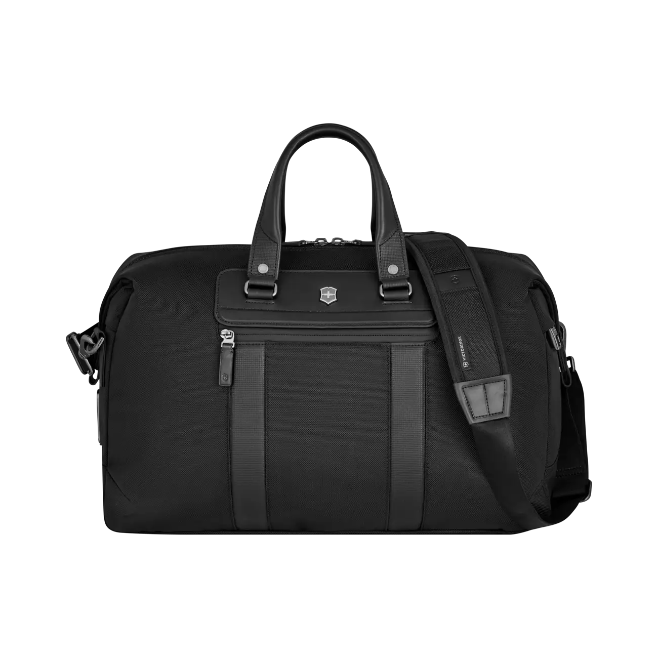 De Architecture Urban2 compacte weekender begeleid u van de arbeidsweek tot in het weekend.
De opening is ruim toegankelijk om uw spullen in op te bergen. een trolley riem en een afneembare schouderriem bied vele mogelijkheden. De tas bied 360 graden bescherming voor uw electronische equipment 



Multi functionele reistas met maximale vul ruimte:
Afmetingen:
Hoogte: 28 cm
Diepte: 24 cm
Breed: 47 cm
Gewicht: 1 kg

DETAILS
Artikelnummer: 653355
Material: Nylon/Leder
Stauraum: 32 l
Farbe: Schwarz