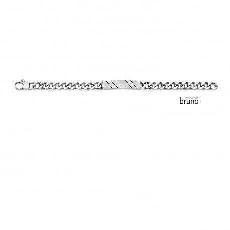 stalen heren armband bruno collectie