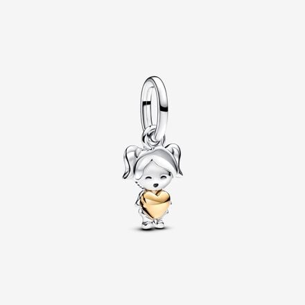 Pandora Hangende bedel met happy girl