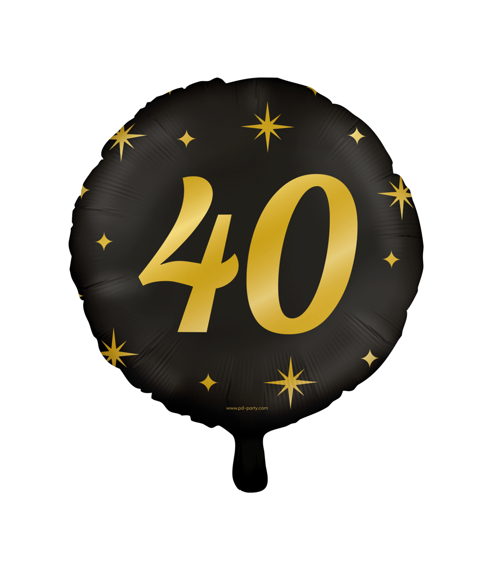 De Classy foil balloons zijn onderdeel van de luxe Classy lijn van Paper Dreams en een leuke toevoeging bij bijvoorbeeld de party vlaggen en de party ballonnen. Door de gebruikte kleurencombinatie goud/zwart vallen de classy foil balloons 40 extra op bij een feestje! De folie ballon kan worden gevuld met helium of met lucht, hiervoor wordt standaard een rietje meegeleverd. De ballonnen hebben een diameter van ongeveer 45 centimeter.