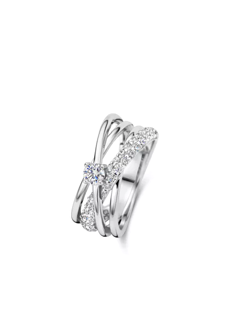 Ring in zilver van het merk Naiomy maat 60