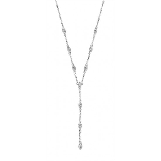 it is een mooie ketting uit de SilverRose collectie gemaakt uit gerhodineerd 925 sterling silver met witte zirconia. 