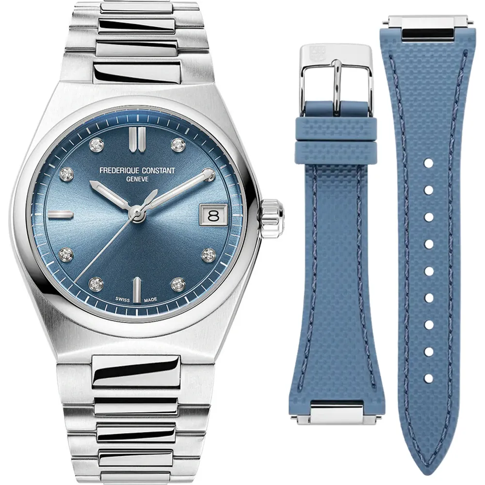 De NO: FC-240LND2NH26B is een prachtige dameshorloge met een leren band en een stralende zilveren wijzerplaat. Het horloge heeft een chronograaf en datumaanduiding. Het beste is om dit horloge te dragen als een statement accessoire om je pols. Combineer het met zowel casual als formele outfits voor een trendy look. Bestel nu en voeg dit stijlvolle horloge toe aan je collectie!