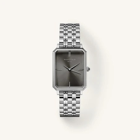 Ontdek The Octagon, Rosefield's nieuwste horlogecollectie — direct een klassieker. Dit bijzondere horloge met achthoekige klok en gepolijste gouden 5-schakel band stralen een elegantie van 1920 elegantie uit en maken dit horloge tot een waar fashion accessoire.
