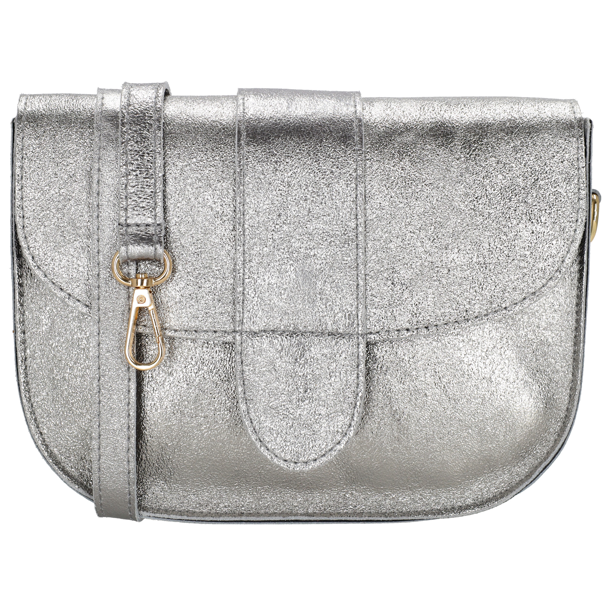 Deze Charm London Anna Schoudertas is voorzien van een donkerzilveren kleur en een mooie glans. De tas heeft een ruim hoofdvak en een handig binnenvak voor kleine items. De schoudertas wordt geleverd met een verstelbare schouderband voor optimaal draagcomfort. Draag deze tas over je schouder of crossbody voor een stijlvolle look. De perfecte tas voor dagelijks gebruik!