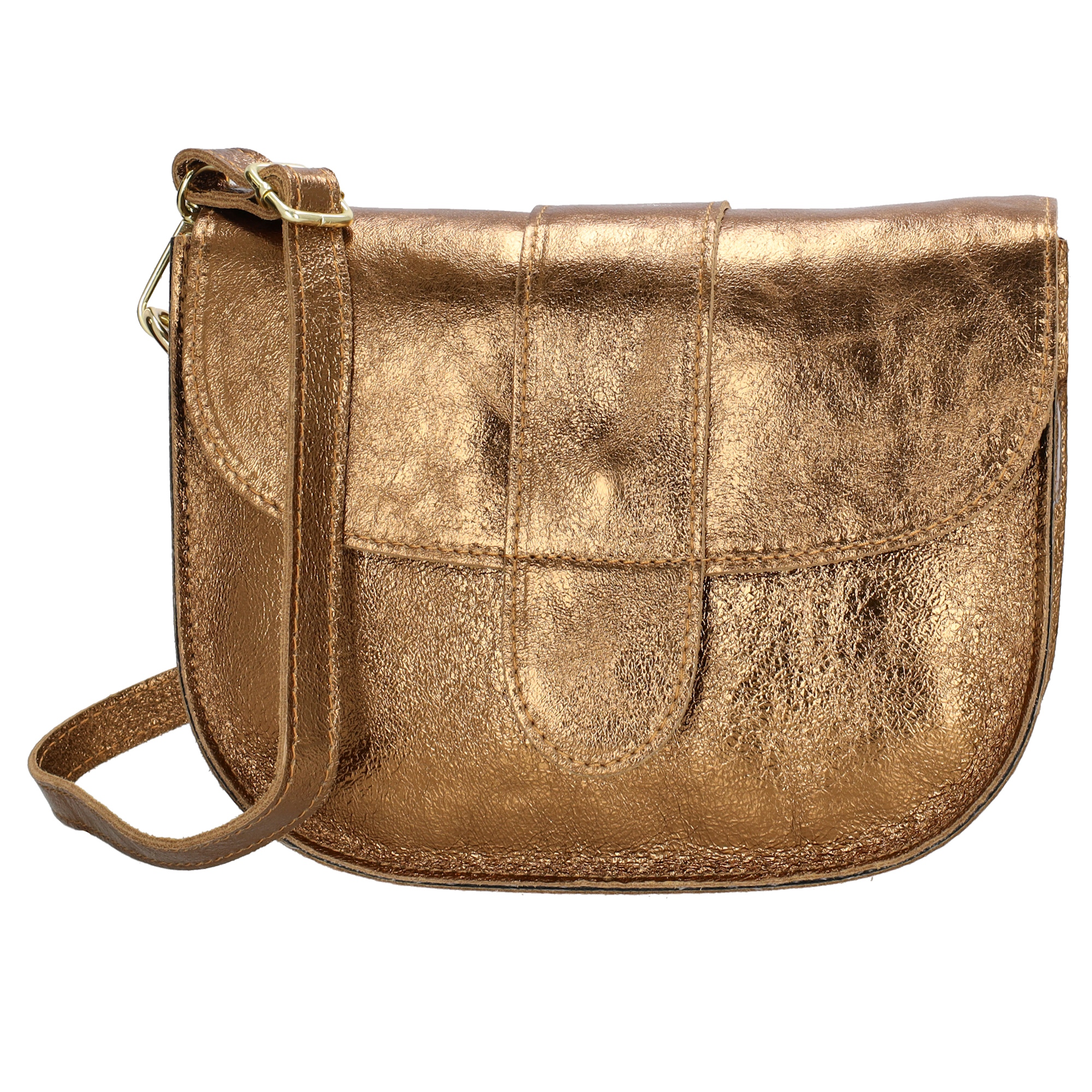Deze Charm London Anna Schoudertas heeft een elegante bronzen kleur en is voorzien van een verstelbare schouderband en verschillende binnenvakken voor het opbergen van al je benodigdheden. De tas kan zowel crossbody als over de schouder gedragen worden voor een stijlvolle look. Perfect voor dagelijks gebruik of een avondje uit. Maak je outfit compleet met deze trendy schoudertas!
