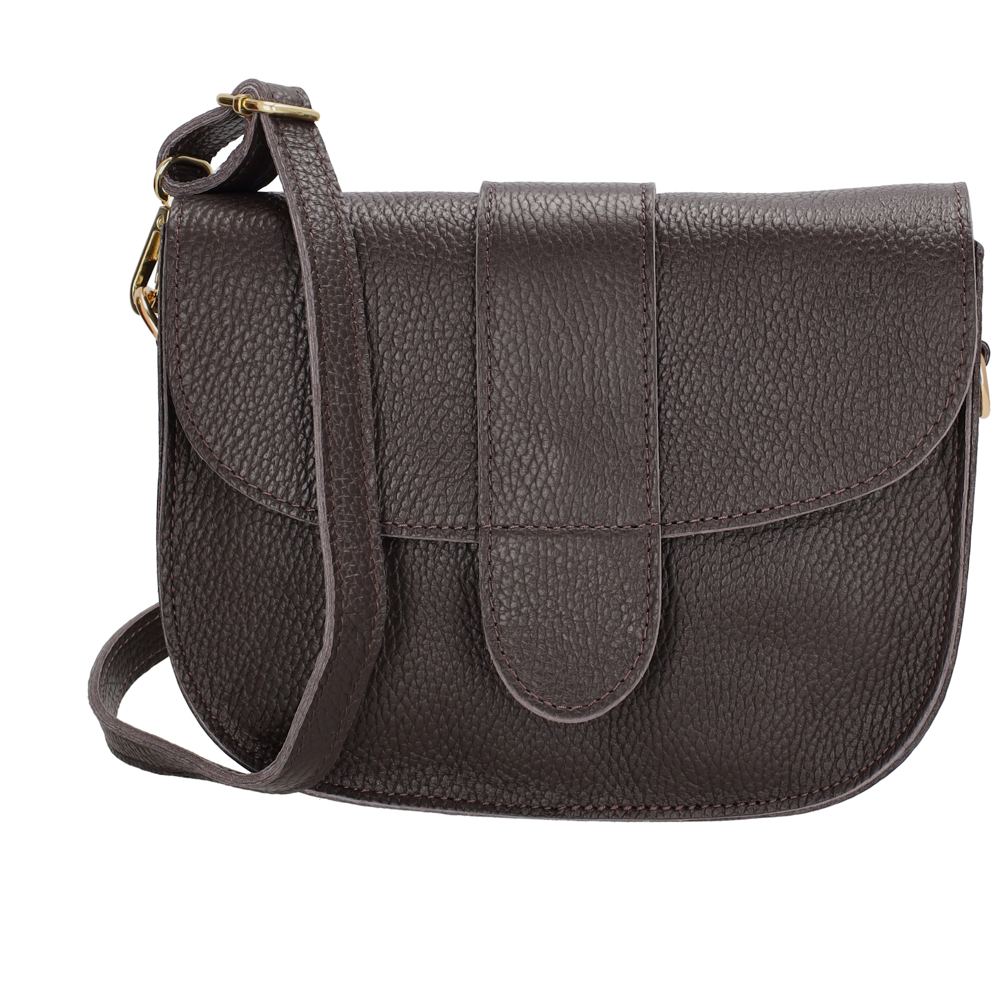 Deze Charm London schoudertas in donkerbruin is voorzien van een verstelbare schouderriem, een ruim hoofdvak en diverse handige vakjes voor al je essentials. De tas is gemaakt van hoogwaardig leer en heeft een tijdloos design dat past bij elke outfit. Draag de tas over je schouder of crossbody voor een stijlvolle look. Maak je outfit compleet met deze prachtige en praktische schoudertas!