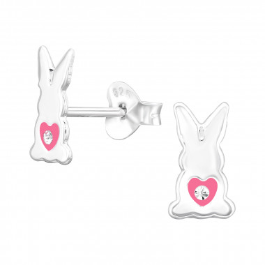 Deze schattige zilveren oorstekers hebben de vorm van konijntjes, perfect voor liefhebbers van dieren. De oorstekers zijn gemaakt van hoogwaardig zilver en zijn een prachtige toevoeging aan elke outfit. Draag ze solo voor een subtiele look of combineer ze met andere oorsieraden voor een speels effect. Een geweldig cadeau voor vrienden of familie met een liefde voor konijntjes!