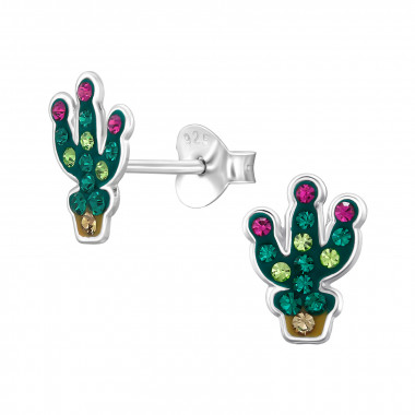 Dit prachtige paar zilveren oorstekers in de vorm van een cactus is een unieke toevoeging aan je sieradencollectie. De oorstekers hebben een speels en trendy design en zijn perfect om elke outfit mee op te fleuren. Draag ze alleen voor een subtiele touch of combineer ze met andere oorbellen voor een statement look. Met deze oorstekers steel je zeker de show!