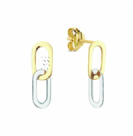 Deze prachtige stekers zijn 14karaat goud en witgoud, lengte 17mm
Met een close 4 ever schakel heeft dit een uniek ontwerp dat elegantie en stijl uitstraalt. De combinatie van goud en witgoud zorgt voor een tijdloze uitstraling die past bij elke outfit. Draag deze oorbellen op zichzelf voor een subtiele uitstraling of combineer ze met andere sieraden voor een chique look. Een must-have voor elke moderne vrouw.
