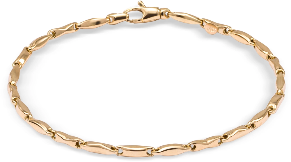 Details van het Sieraad 
Merk	Monzario
Model	79A
Lengte	19.5 cm
Breedte	2.7 mm
Afwerking	Glanzend
Schakeltype	Fantasie schakel
Materiaal	Geel goud