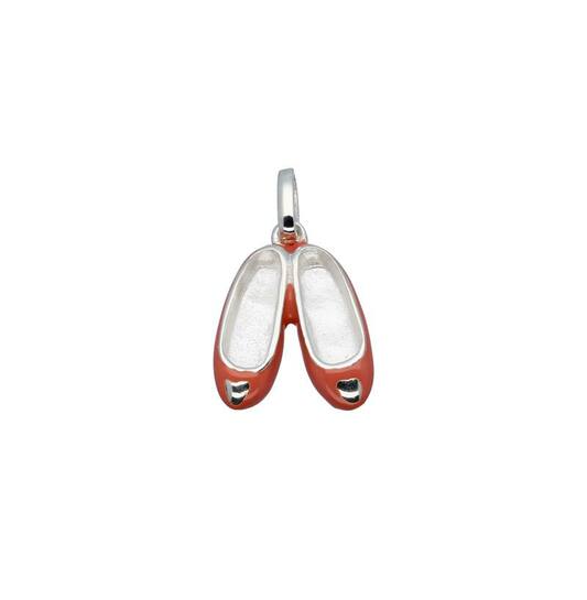 Zilveren Hanger/Bedel Balletschoentjes