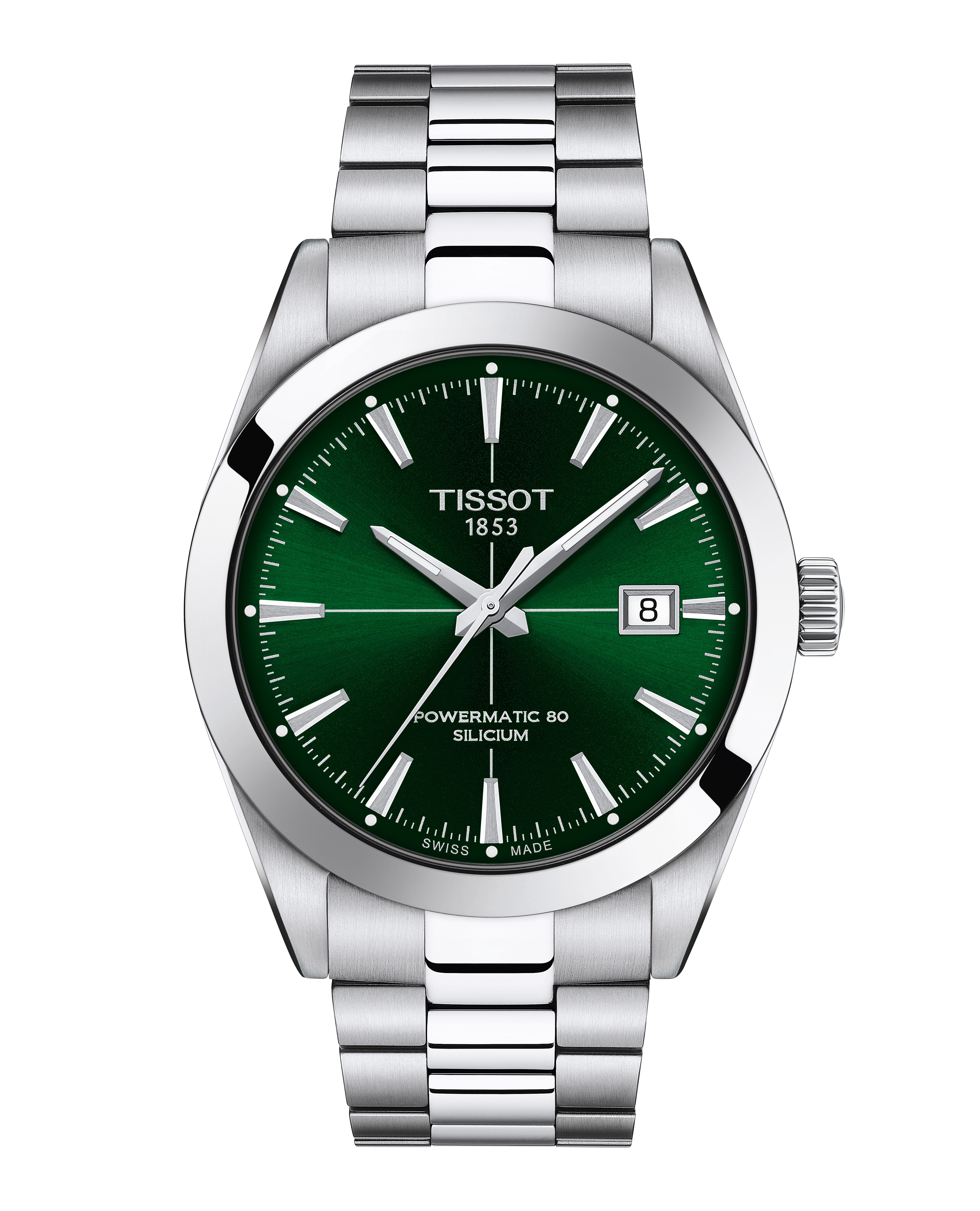 Tissot - Gentleman. Powermatic 80 Green. automaat, saffierglas, 100 meter WR - T1274071109101